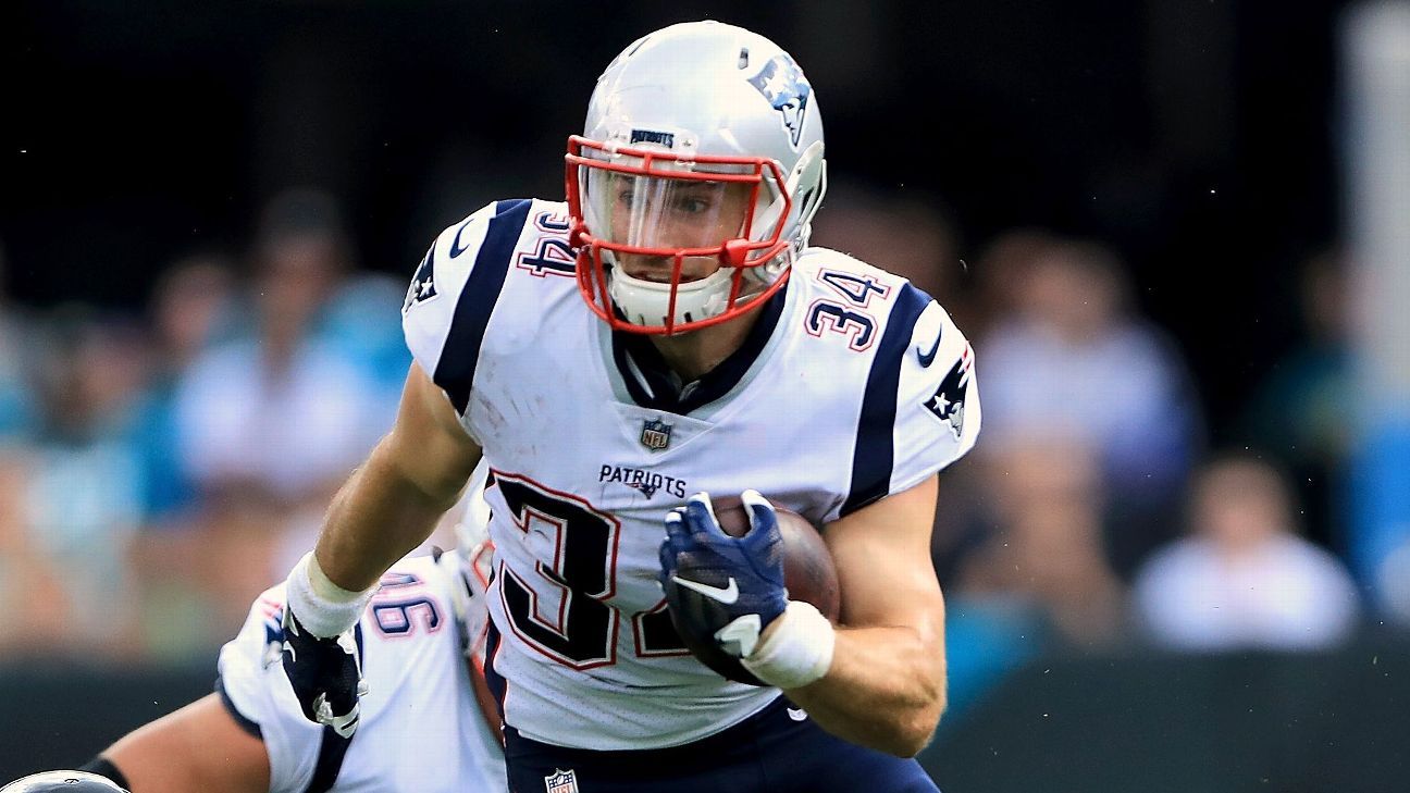 Rex Burkhead's future with the Patriots will be tied to his