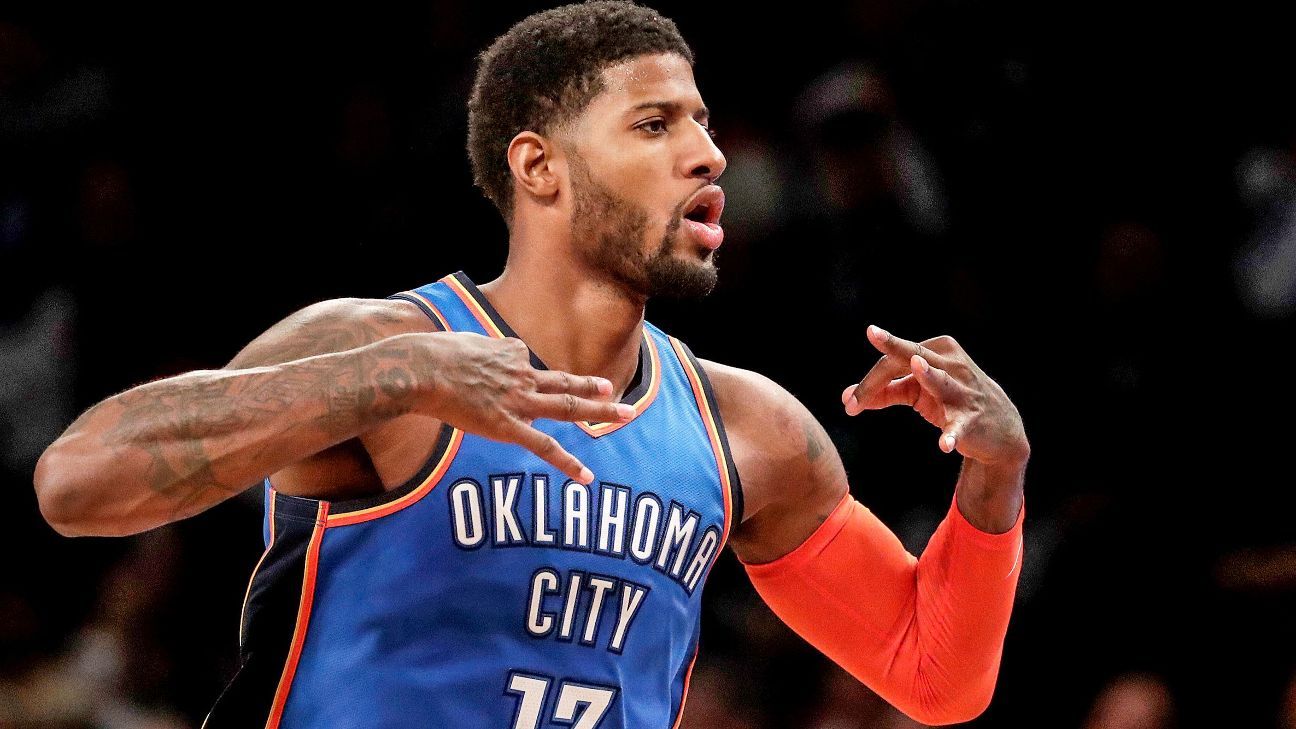 Paul George OKC Jersey