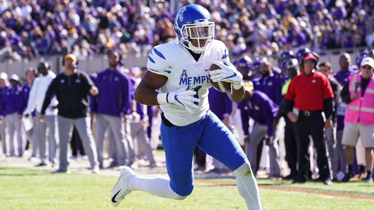 Tony Pollard of Memphis Tigers ties record for career kickoff return