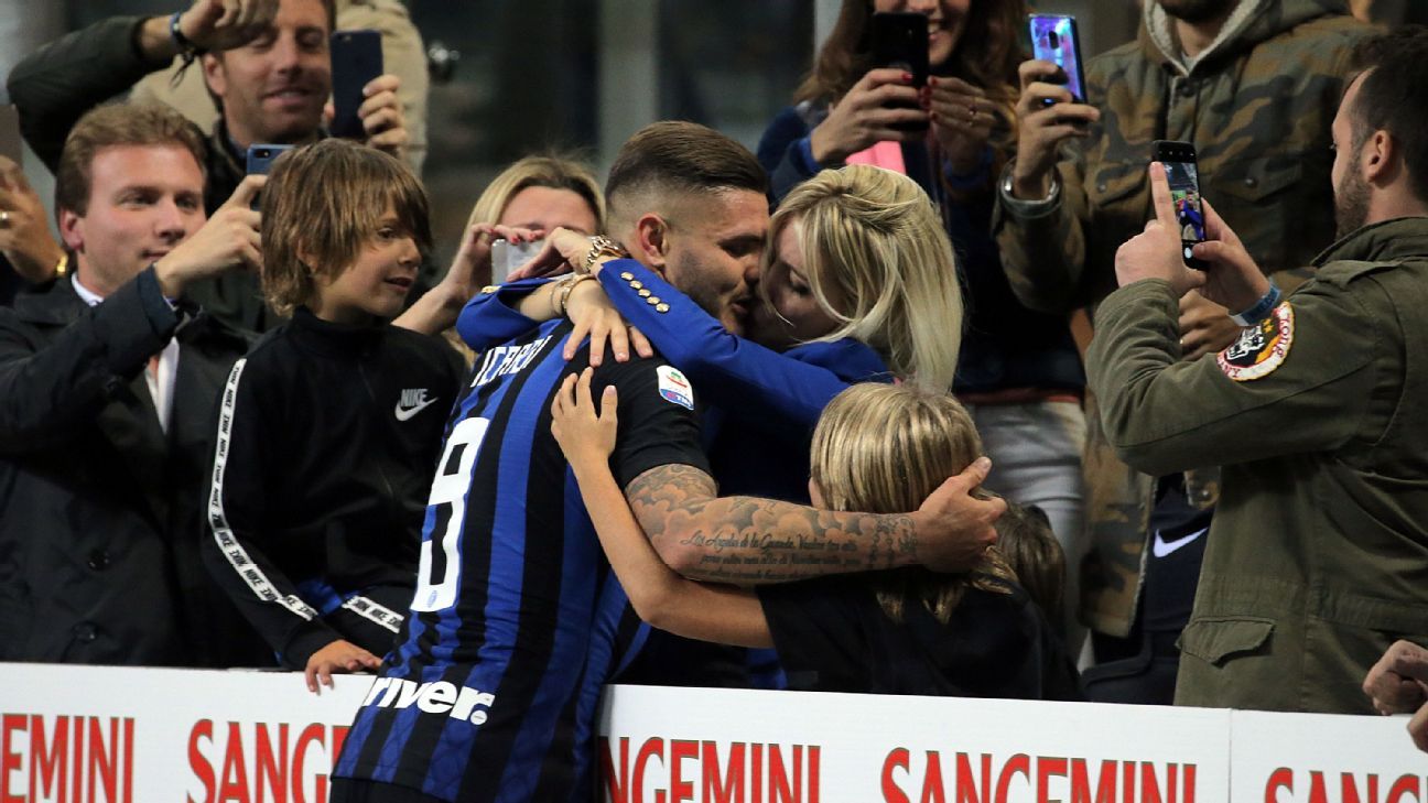 Inter Milan's Mauro Icardi backs wife to remain his agent - 'It'll always  be Wanda' - ESPN