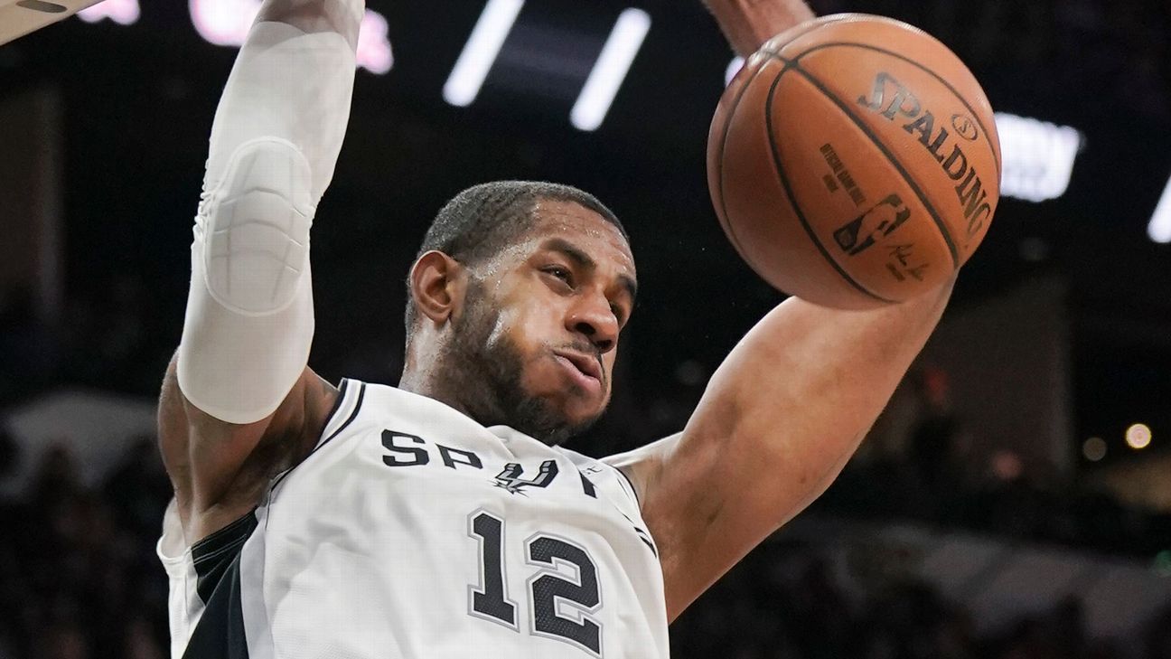 Fantasy Nba Daily Notes A Career Night For Lamarcus Aldridge