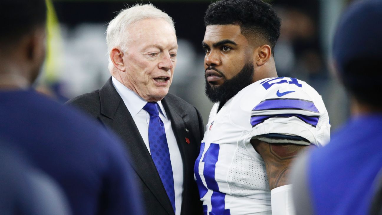 Jones prepared for Zeke to miss games, wants him back for playoffs