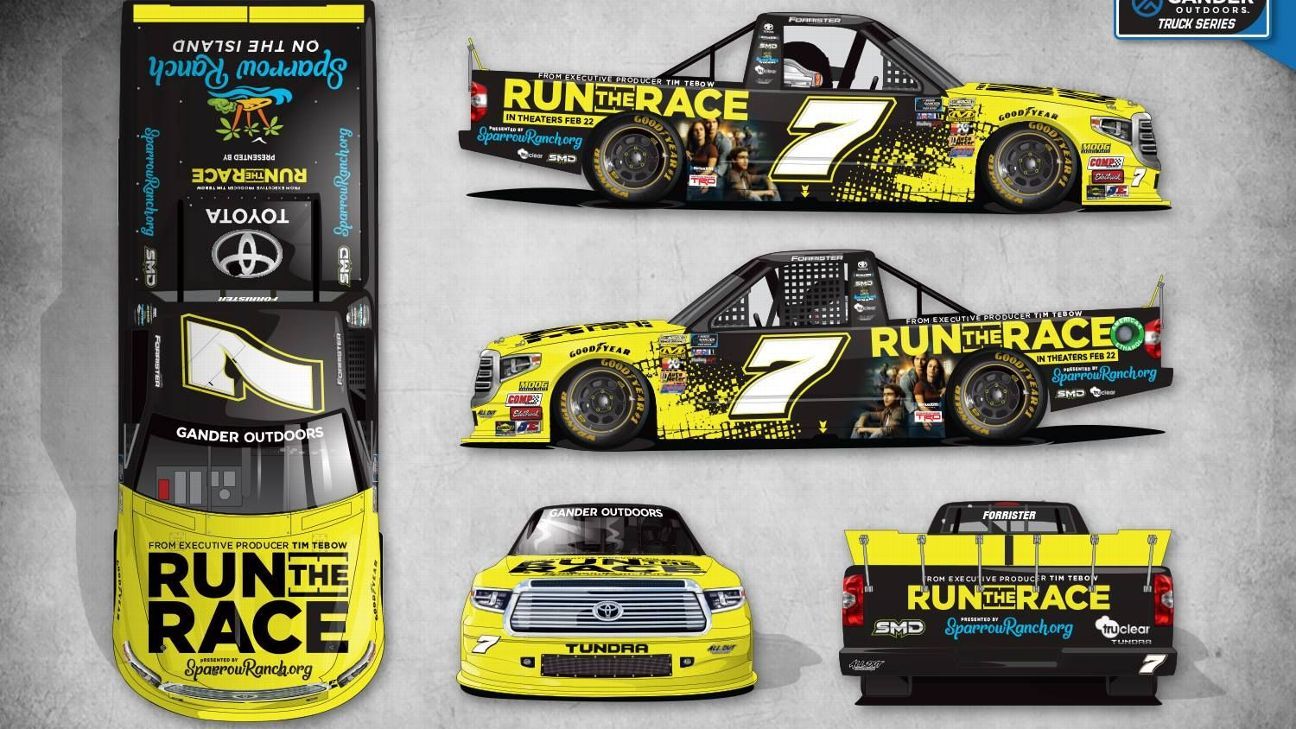 2019 Nascar Gander Outdoors Truck Series Paint Schemes Team 7