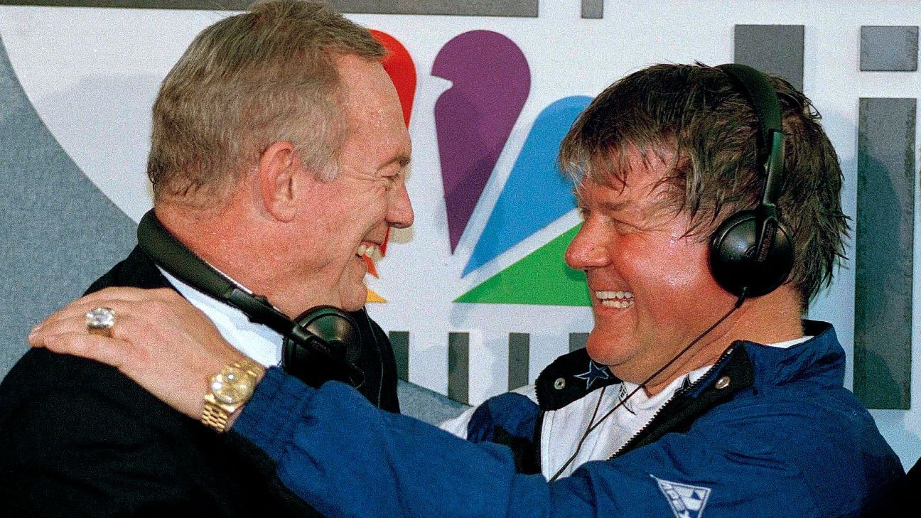 NFL rumors: Troy Aikman keeps jabbing at Cowboys' Jerry Jones, this time  over Jimmy Johnson 