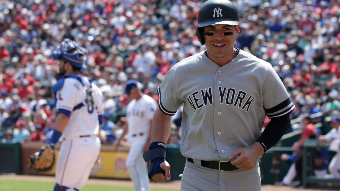 Jacoby Ellsbury says being on New York Yankees has exceeded his  expectations - ESPN