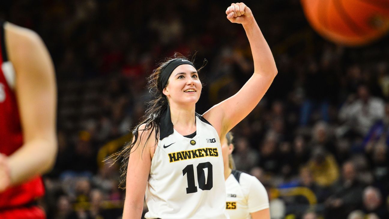 Iowa's Megan Gustafson is espnW's player of the week - ESPN