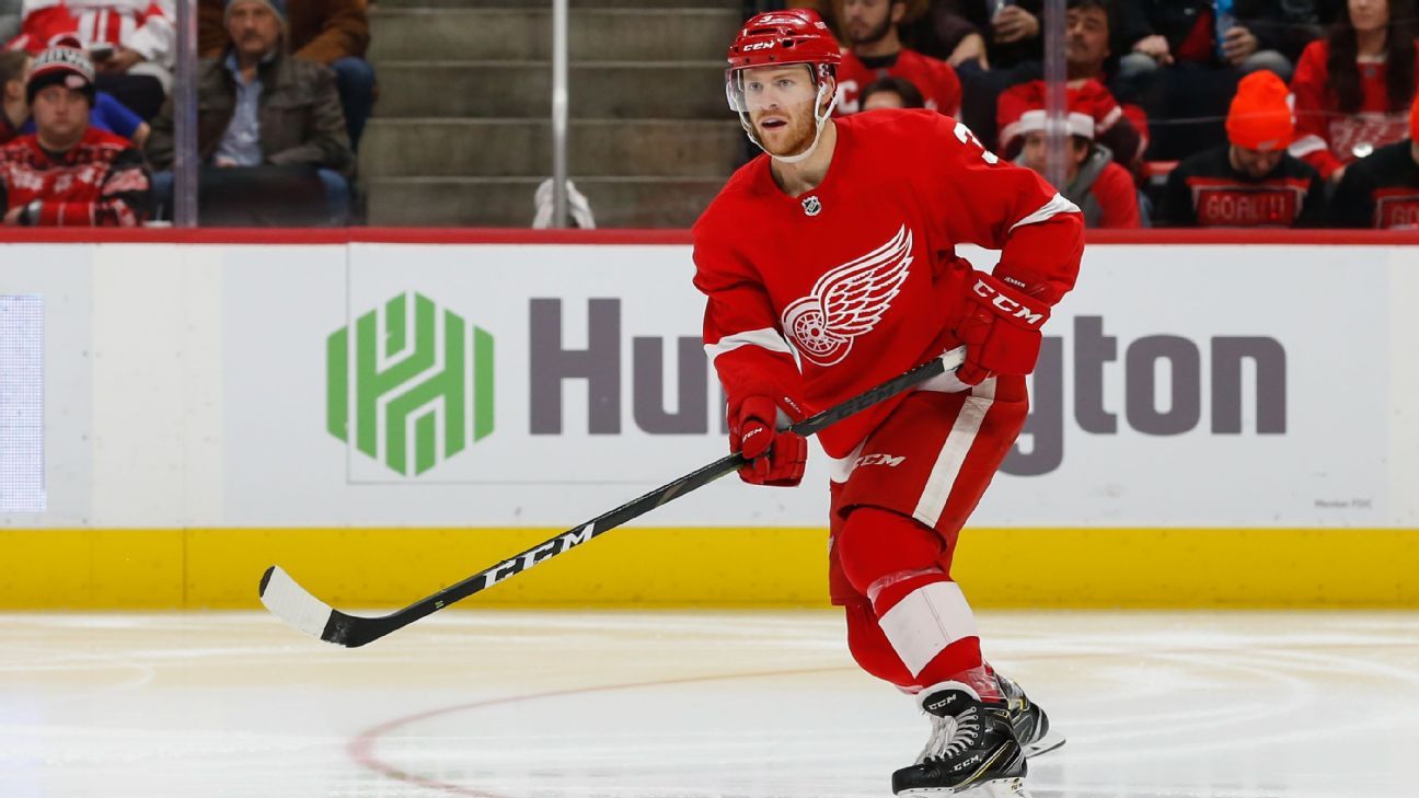 Washington Capitals acquire defenseman Nick Jensen from Detroit Red ...