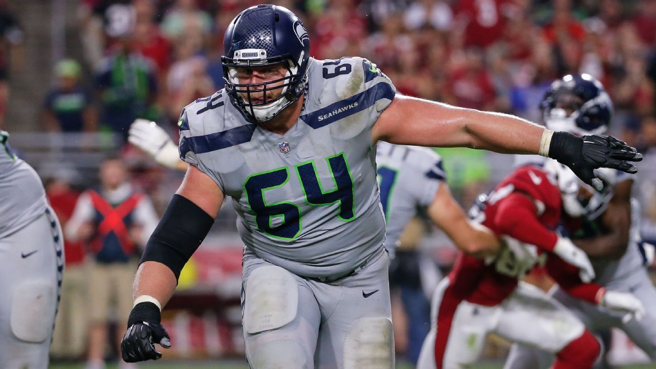 Sweezy leaving Seahawks for Cards, sources say - ESPN