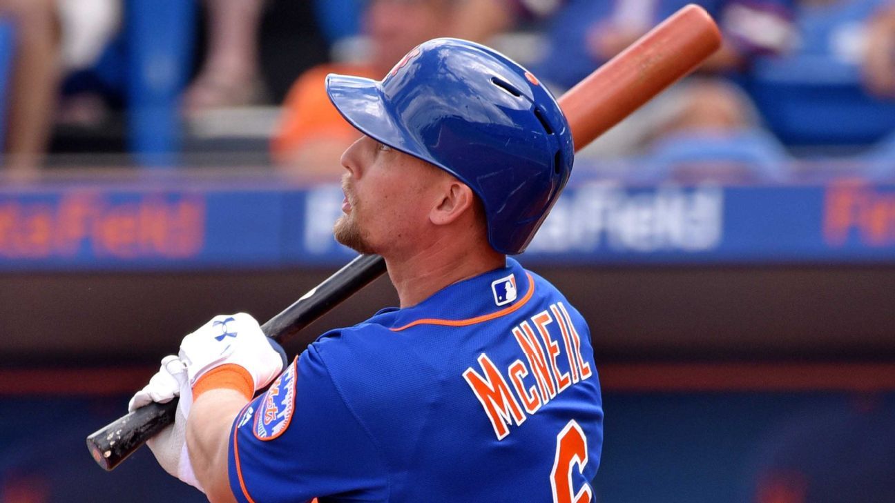 New York Mets' Jeff McNeil exits with body cramps; Albert Almora