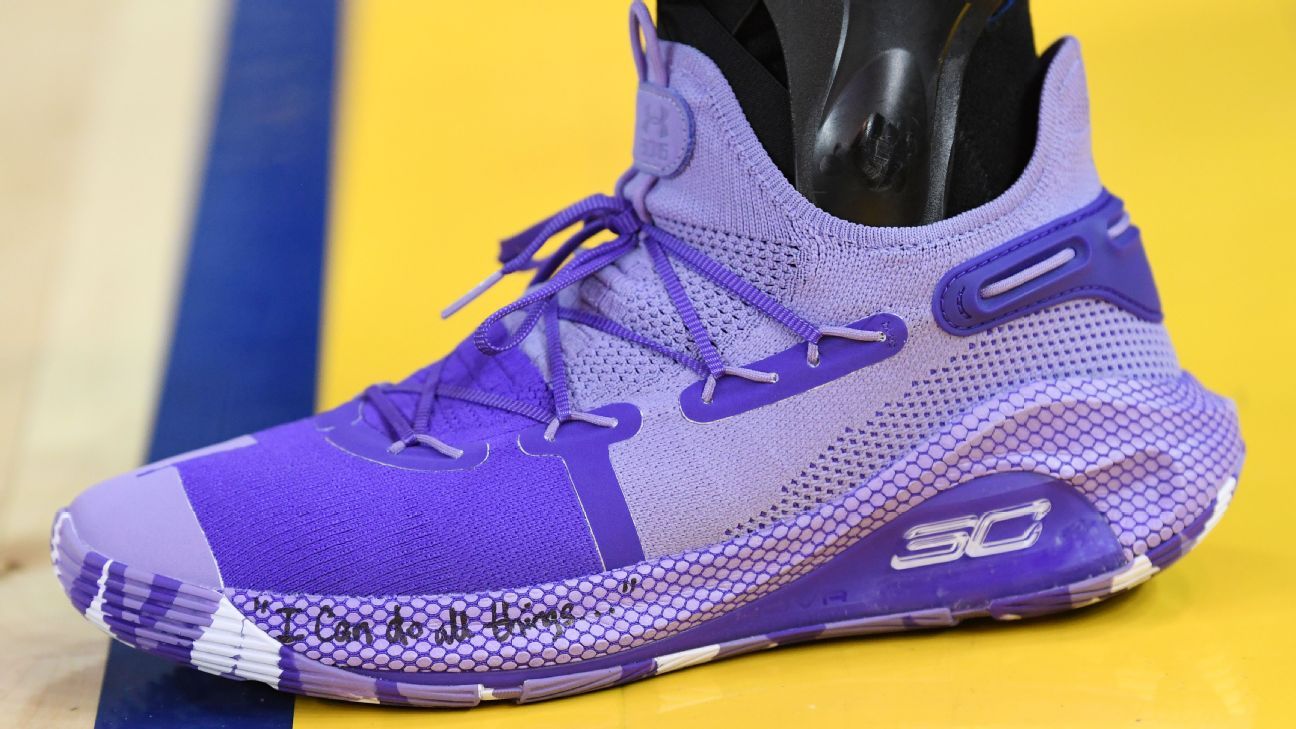 curry purple shoes game 6