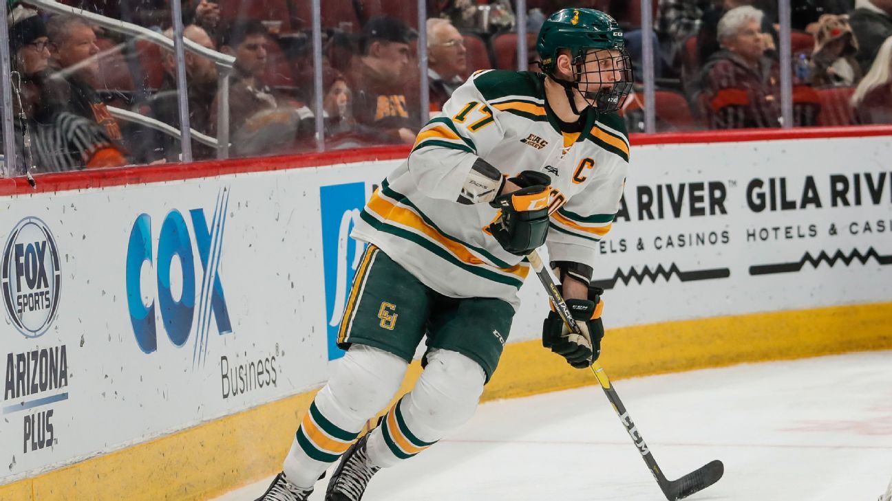 NHL Ranking the top 15 NCAA undrafted free agents 2019 ESPN