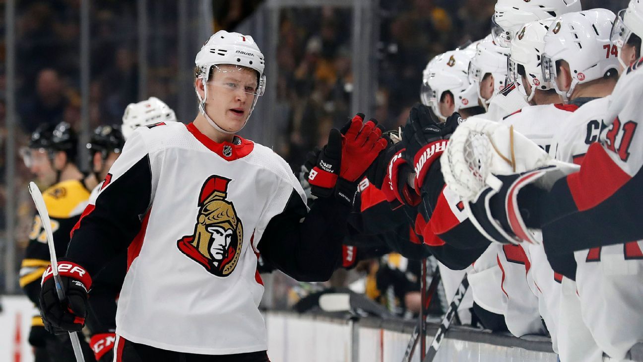 Hours before opener, Ottawa Senators sign Brady Tkachuk to 7-year deal