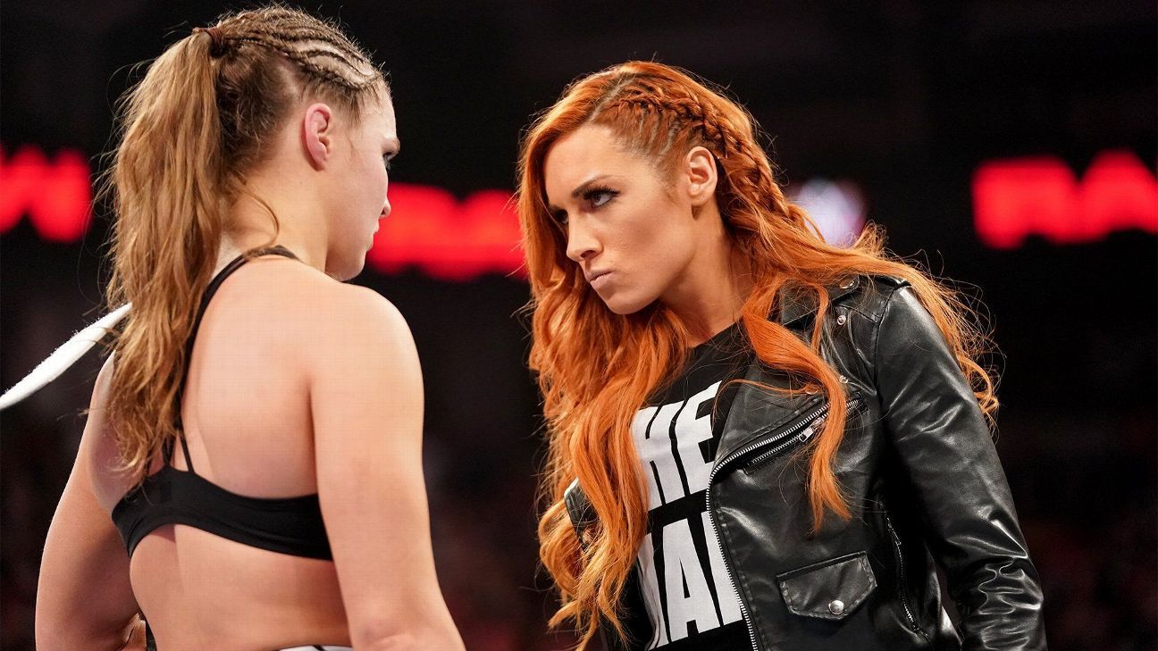 WWEPPorn™ on X: Becky Lynch getting ready🔥 #Raw #WrestleMania