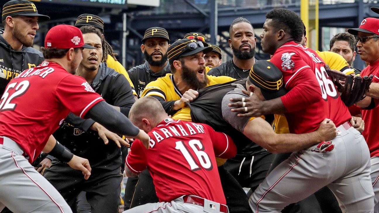 Derek Dietrich admires homer into Allegheny