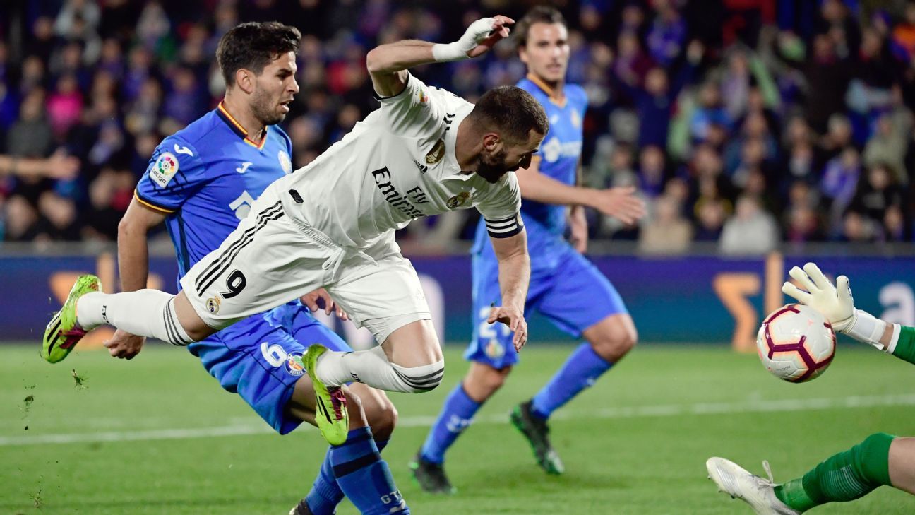 Getafe vs. Real Madrid - Football Match Report - April 25 ...