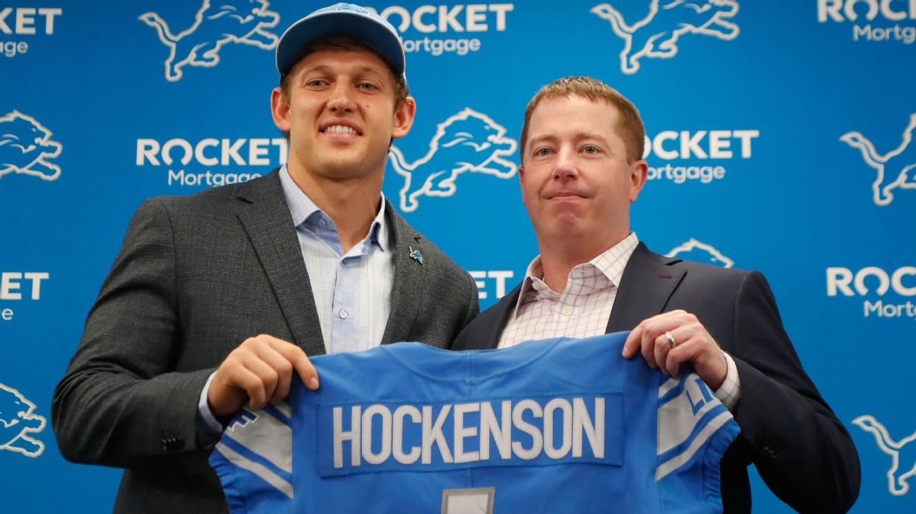 T.J. Hockenson said he didn't know Lions were taking him, but