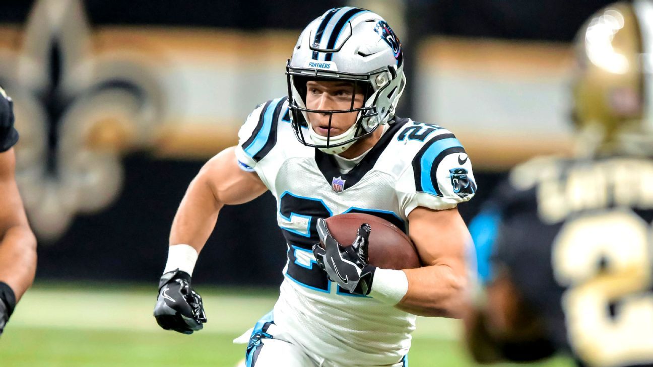 Carolina Panthers RB Christian McCaffrey feels good about possible return  Sunday vs. Philadelphia Eagles - ESPN