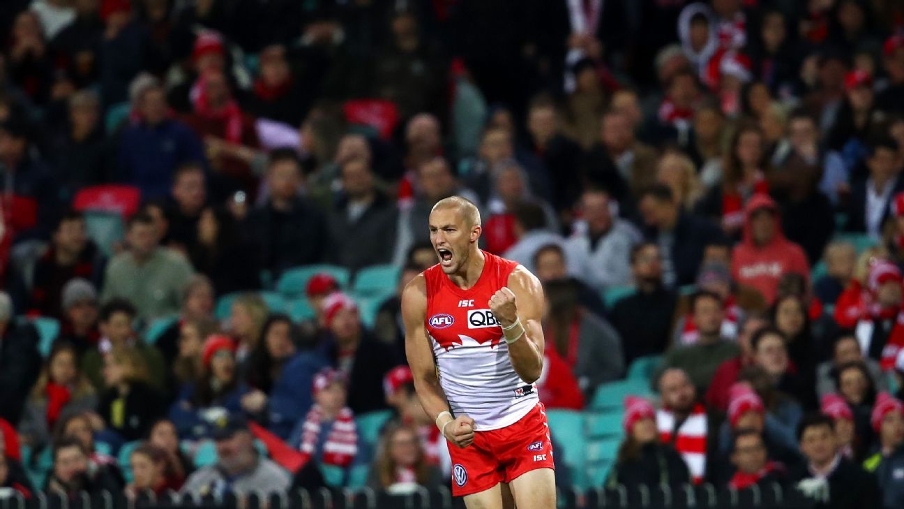 AFL Sydney Swans win afterthesiren thriller over Essendon Bombers ESPN