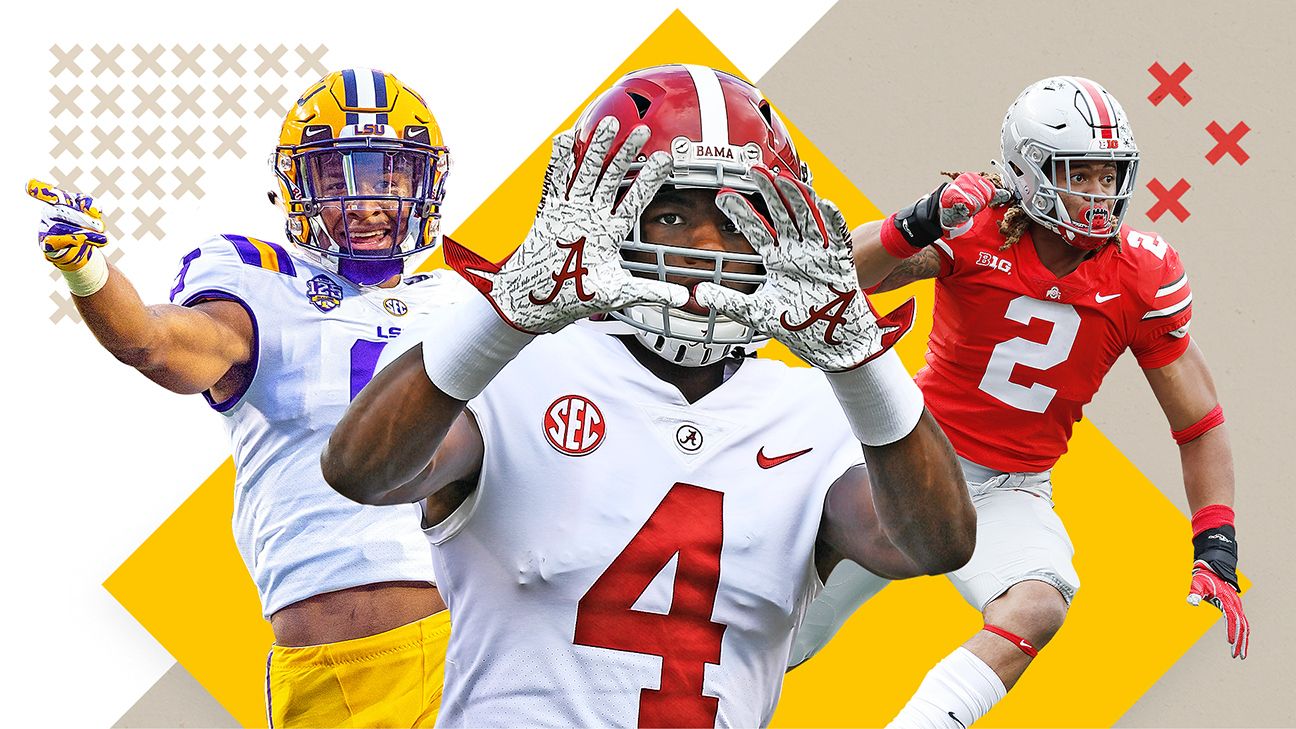 Kiper's Big Board for the 2020 NFL draft - Bama at the top ...