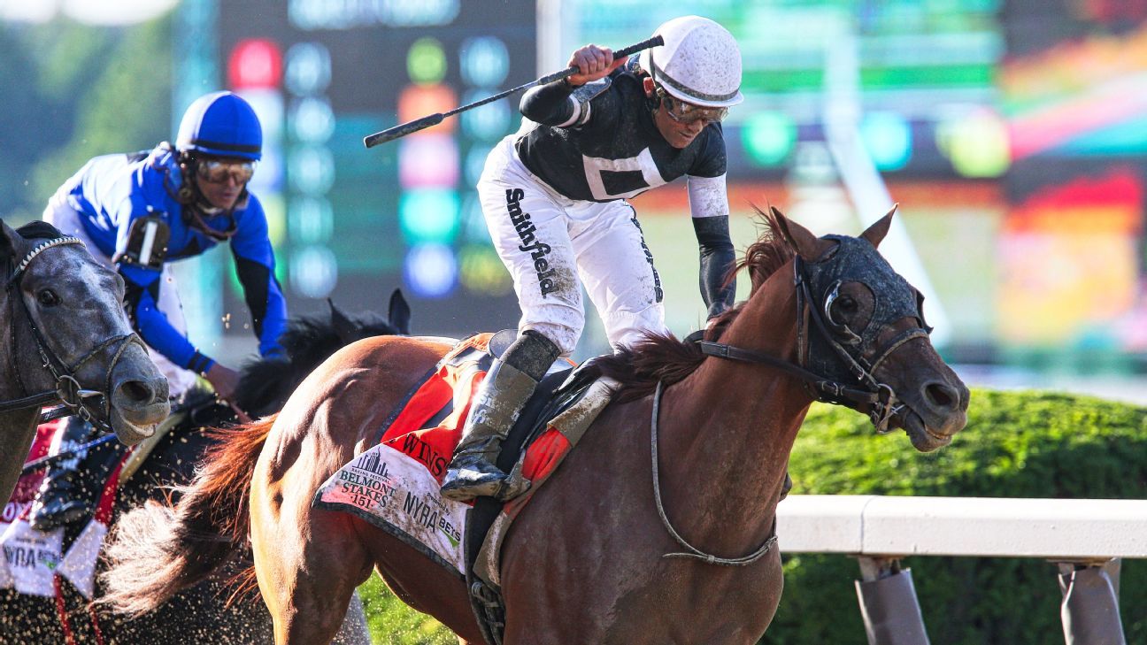 Sir Winston gana el Belmont Stakes en otra sorpresa de la Triple Corona