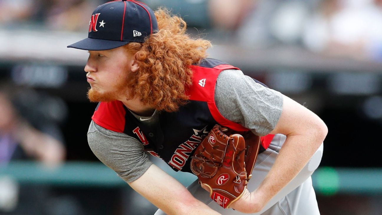 Dodgers call up future ace Dustin May, aka 'Gingergaard