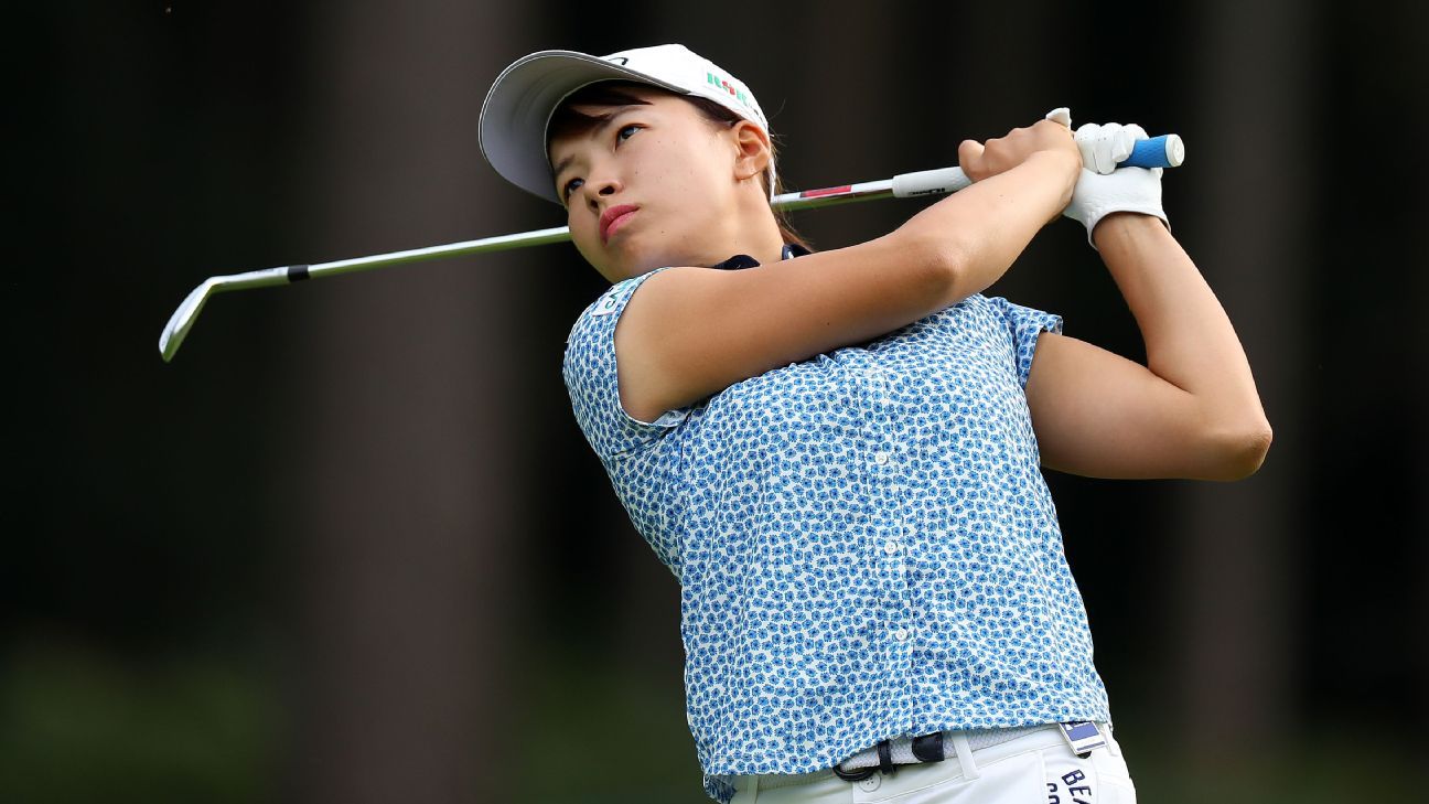 Japan's Hinako Shibuno is surprising even herself in Women's British ...