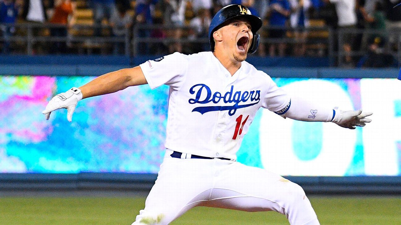 Corey Seager and Cody Bellinger Los Angeles Dodgers Dual Bobblehead