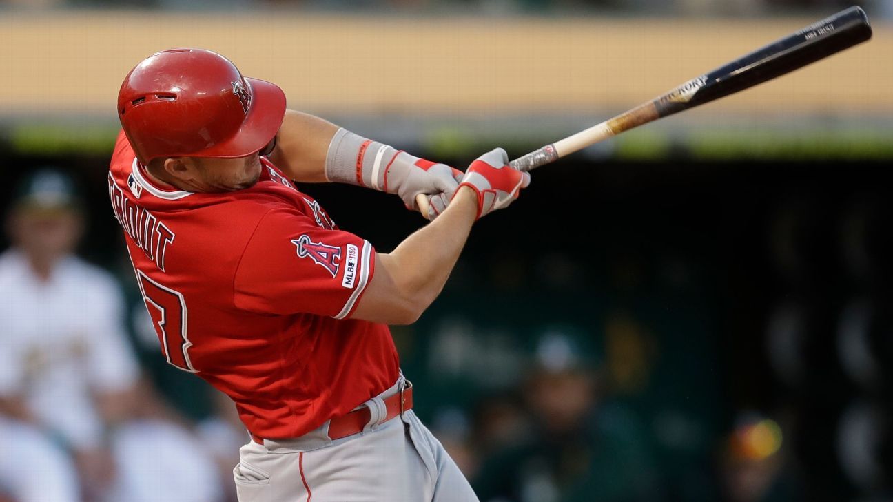 Trout no inicia vs White Sox y batea emergente ESPN