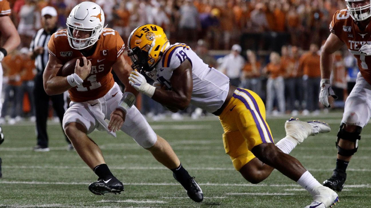 Texas, Sam Ehlinger face LSU and more doubters