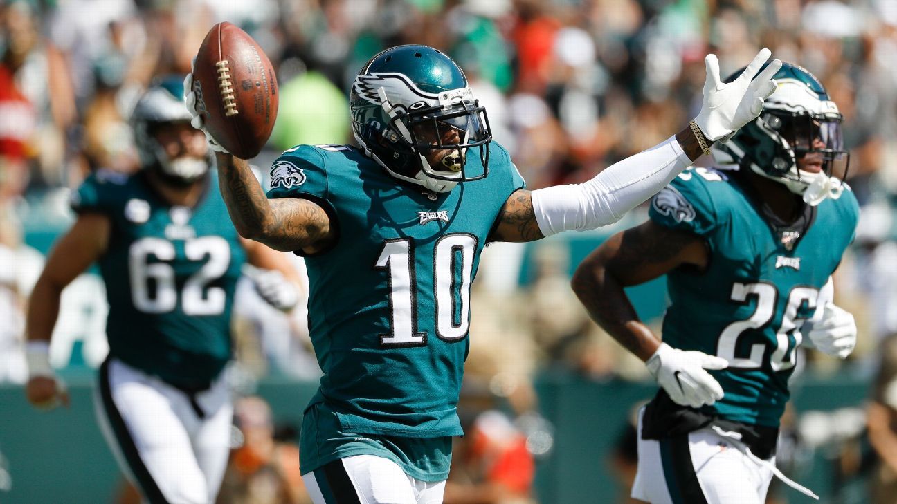 Eagles' DeSean Jackson 'angry,' but says 'Trust the process' on core injury