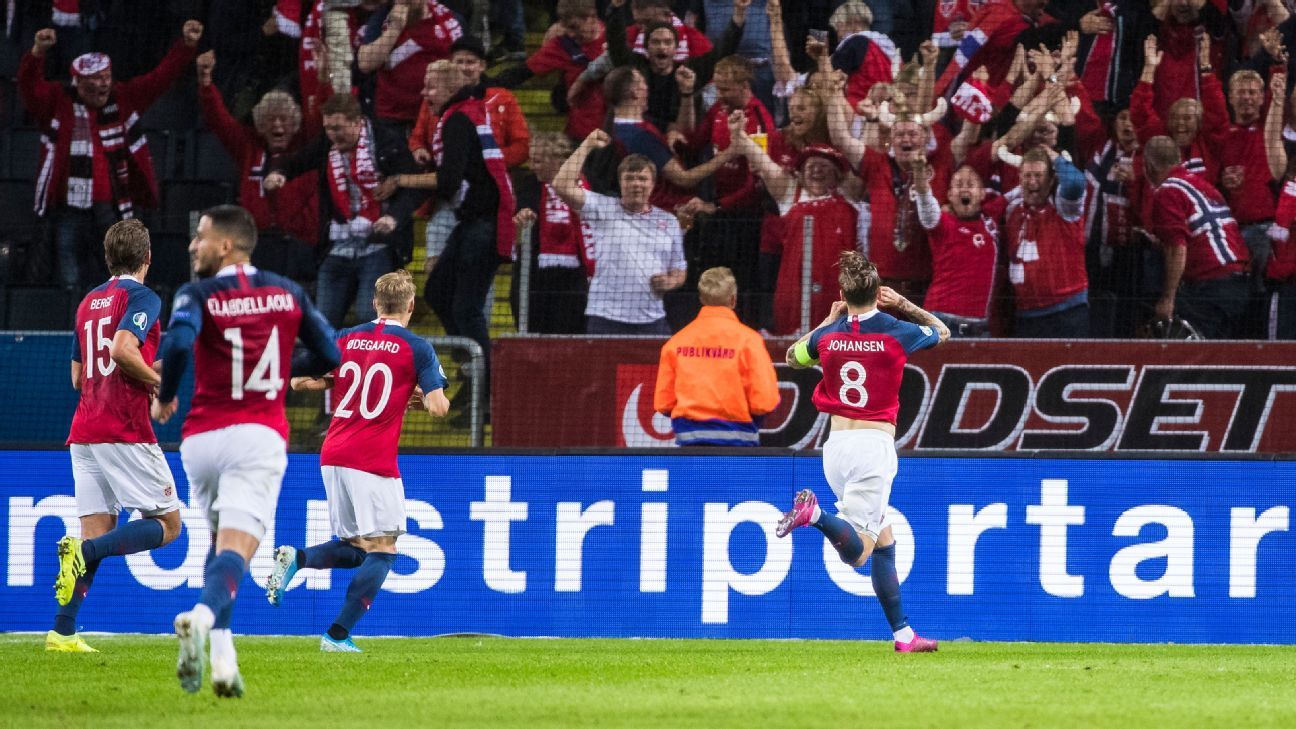 Sweden vs. Norway Football Match Report September 8, 2019 ESPN