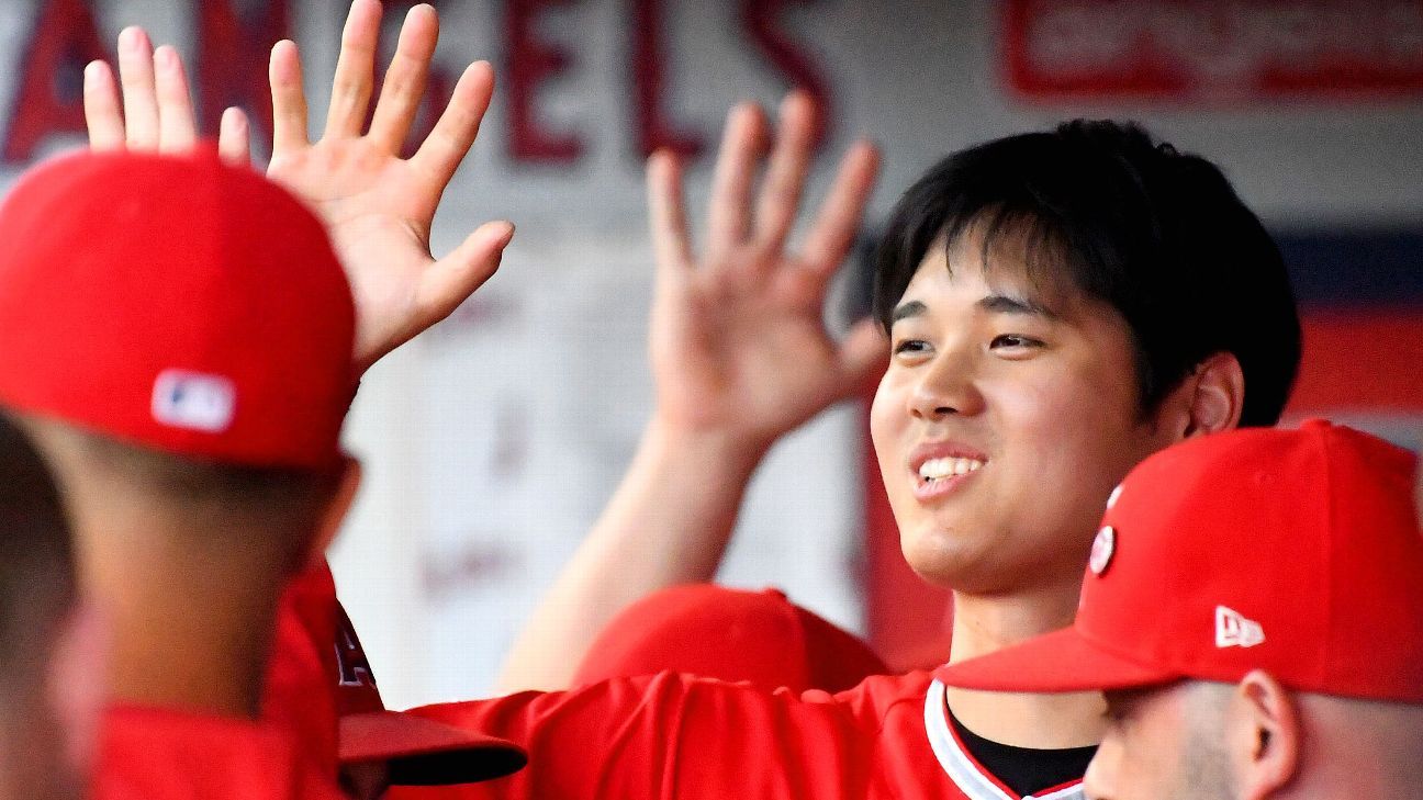 MLB on X: Shohei Ohtani is back on the stage--and the mound--tonight for  the @Angels.  / X
