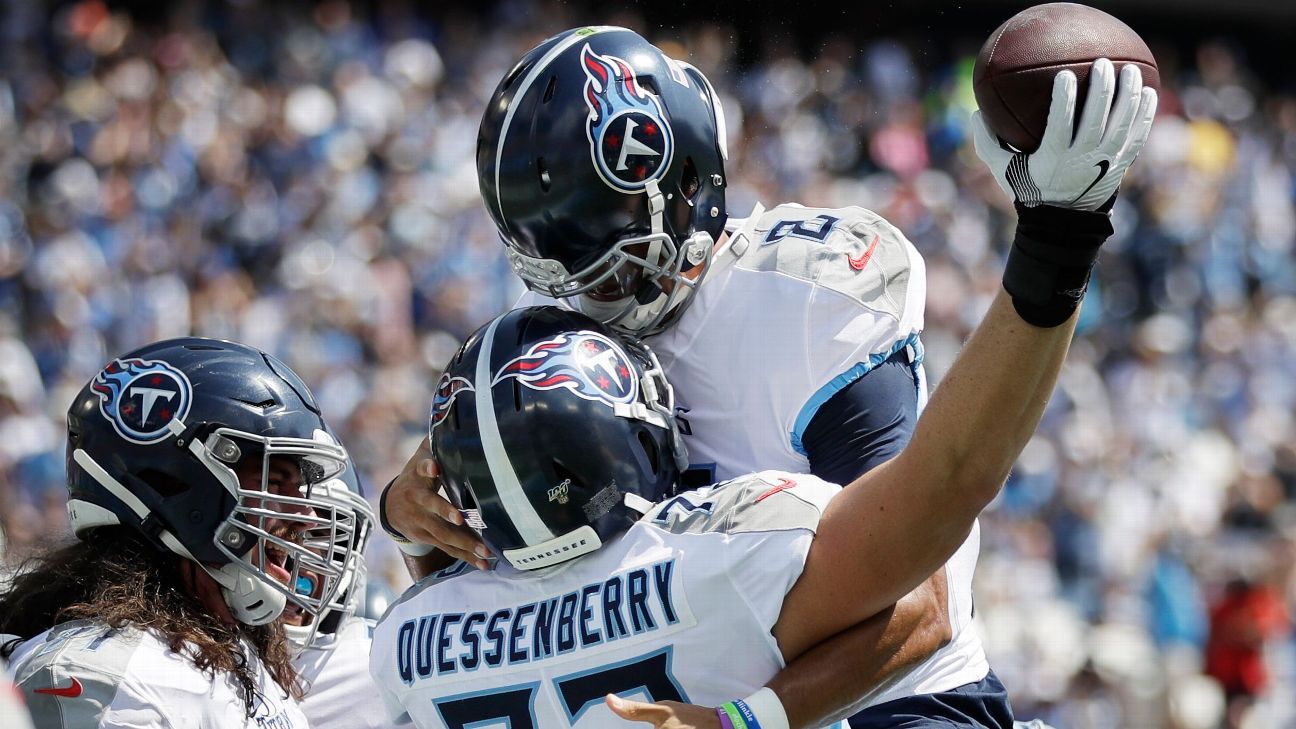 Three Years After Overcoming Cancer, Titans OL David Quessenberry Made the  First Start of His Career Sunday