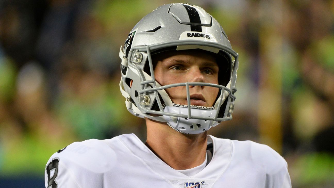 Las Vegas Raiders' Daniel Carlson kicking with confidence 