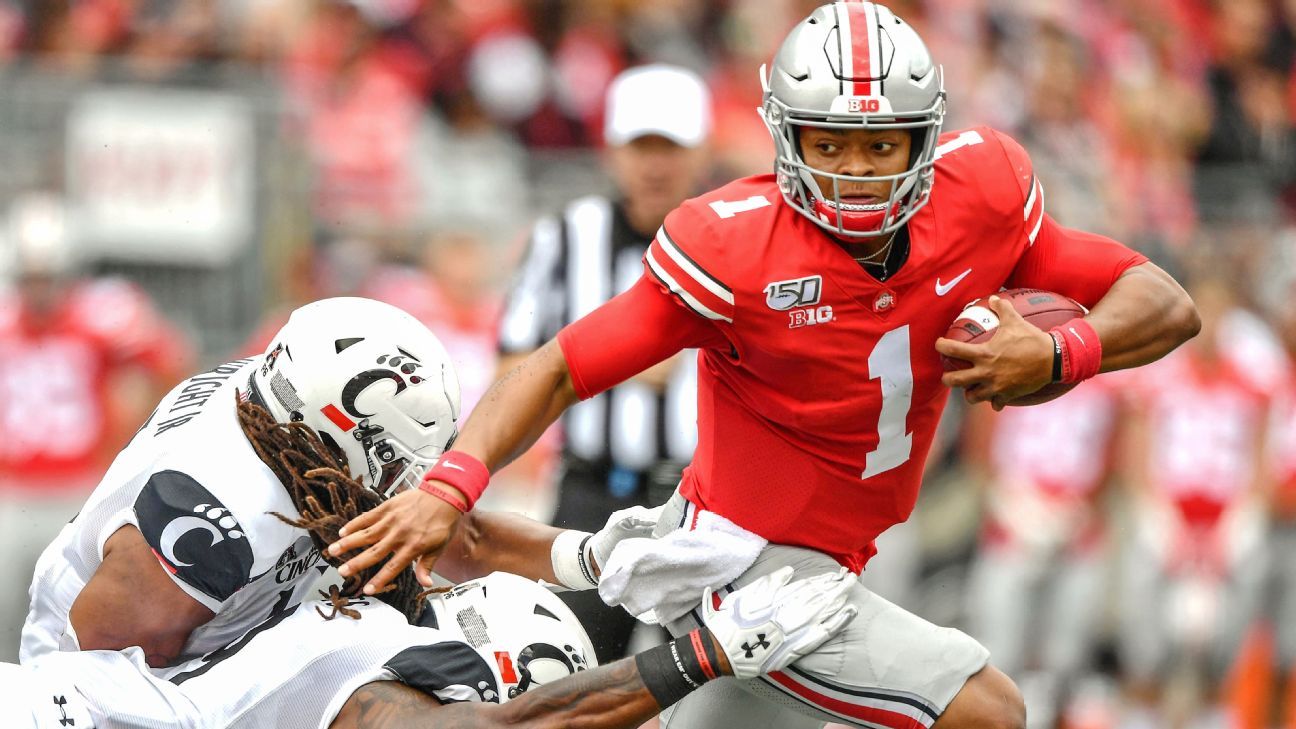 Justin Fields is all business at Ohio State ESPN