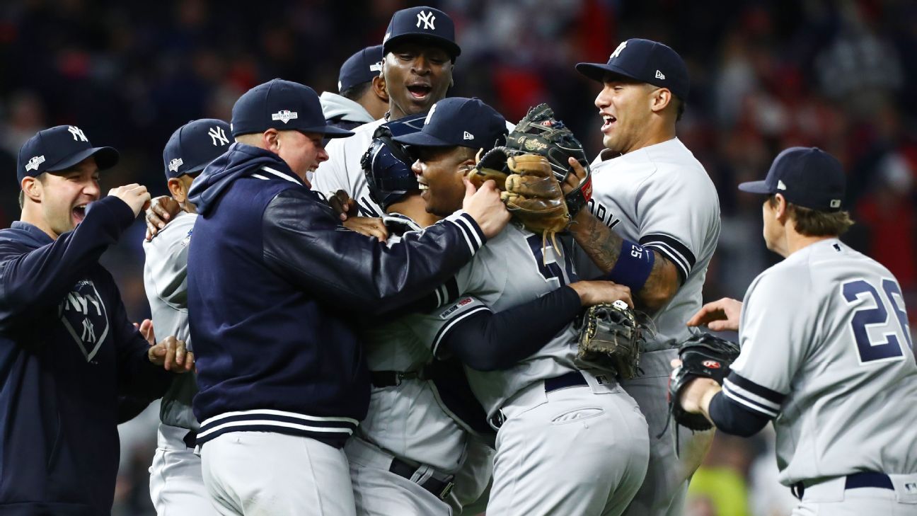 The New York Yankees advance to the ALDS. - New York Yankees