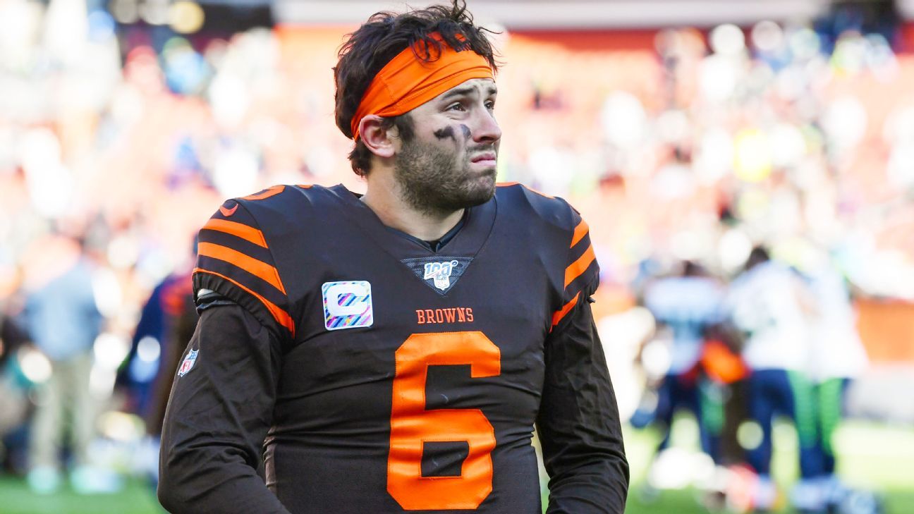 Panthers QB Baker Mayfield displays passion against Browns but