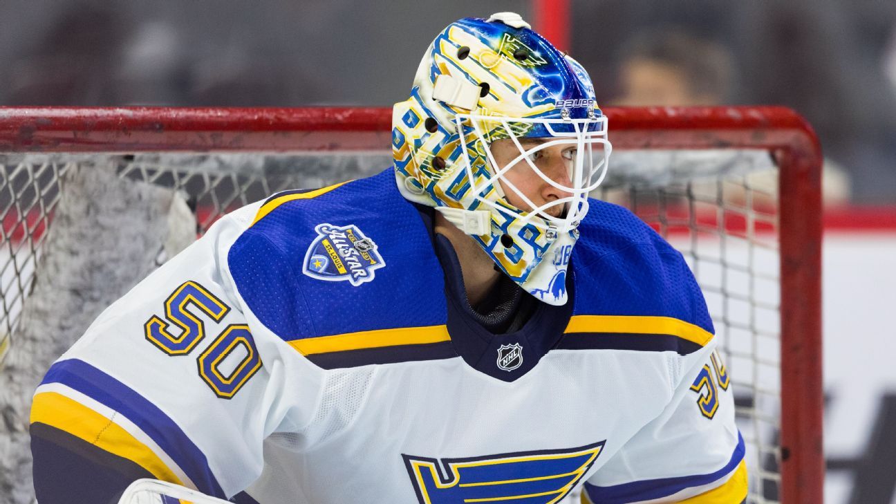 Jordan Binnington's best game since 2019 not enough for Blues to