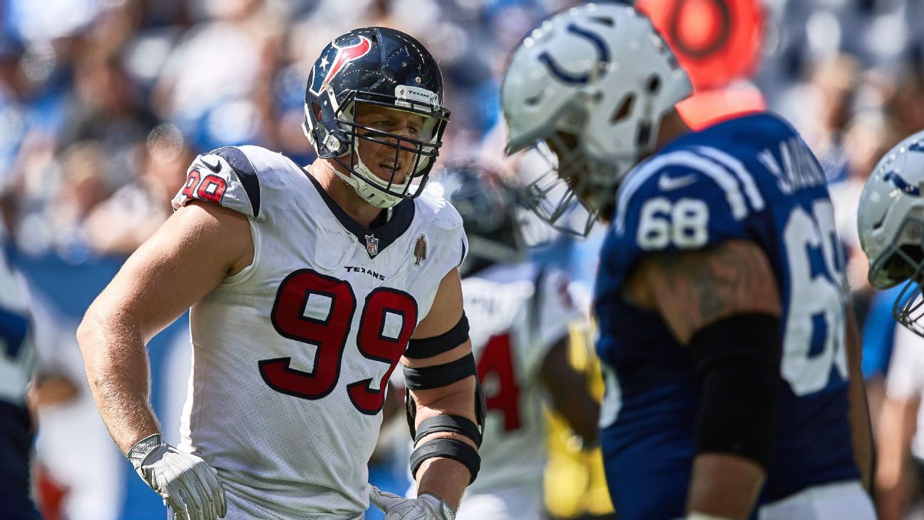 Colts face difficult task with Castonzo out and J.J. Watt up next