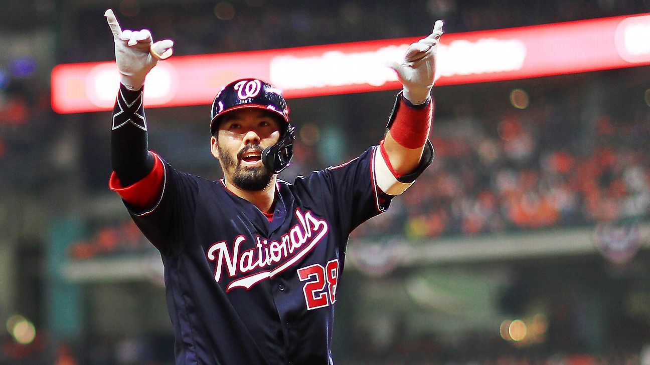 Nationals blow out Astros in Game 2 of World Series