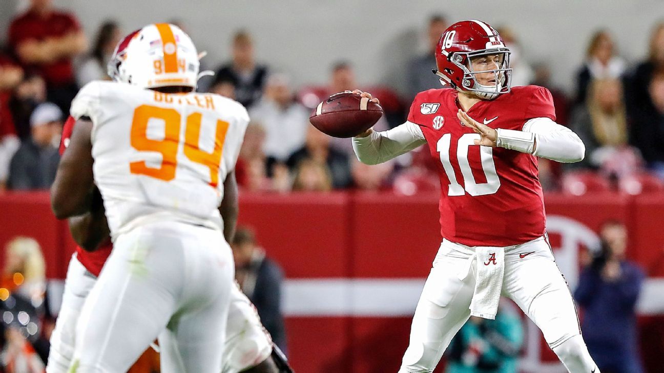 Alabama Crimson Tide Football: Mac Jones comes in at No. 3 in our