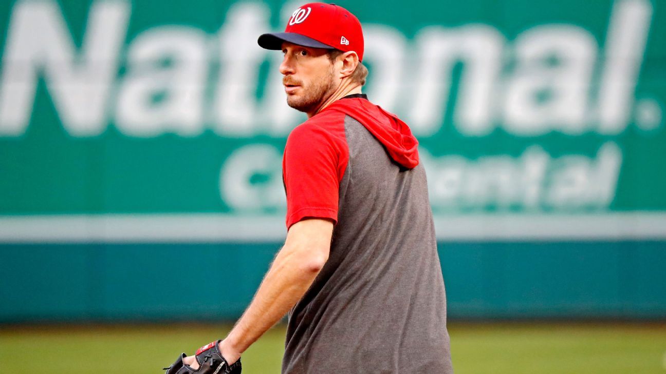 Nationals ace Max Scherzer not starting Game 5 of World Series because of  neck and back spasms