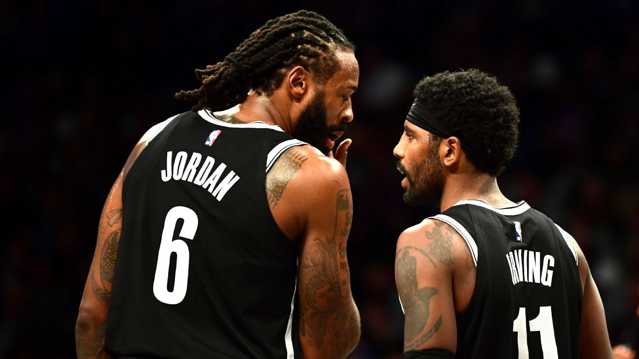 New Los Angeles Lakers center DeAndre Jordan says Kevin Durant, Kyrie Irving remain 'brothers beyond basketball'