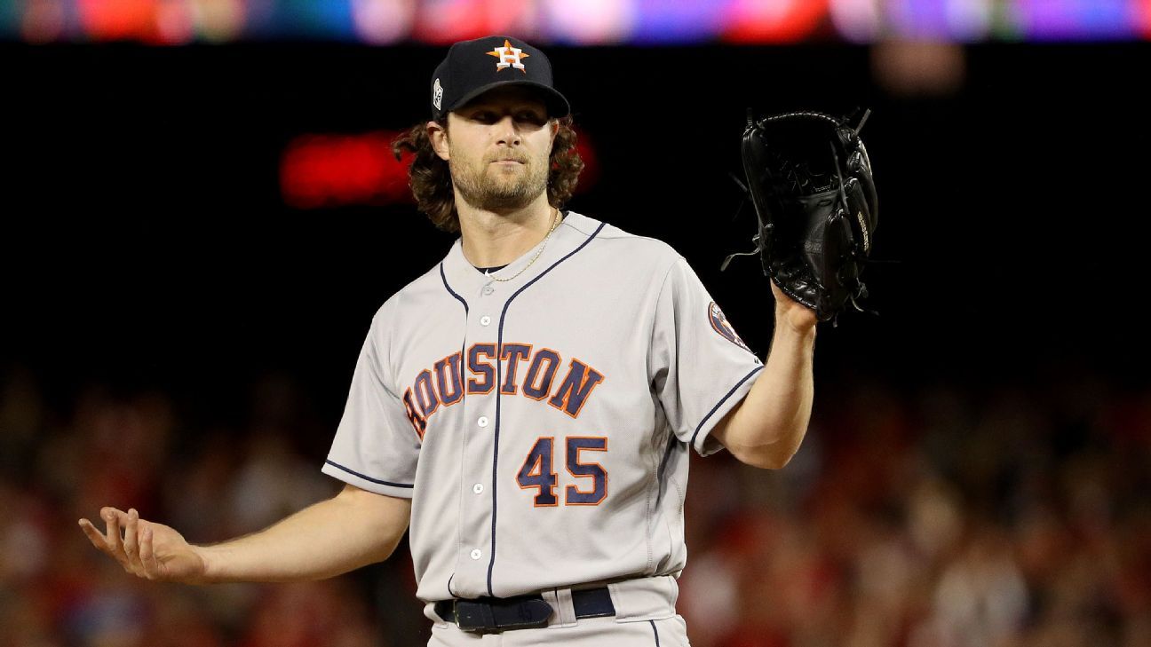 Gerrit Cole of the Houston Astros poses for a portrait at The