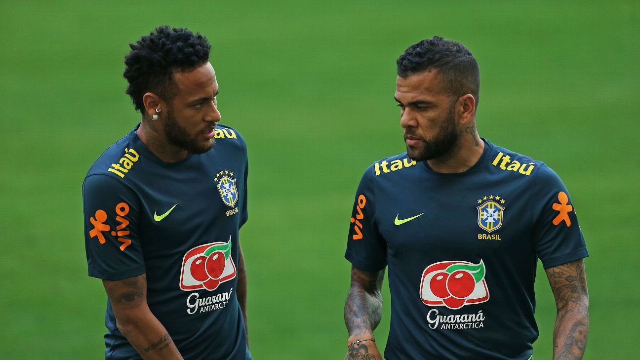 Alves Heads Brazil Olympic Squad Neymar Out Todayuknews