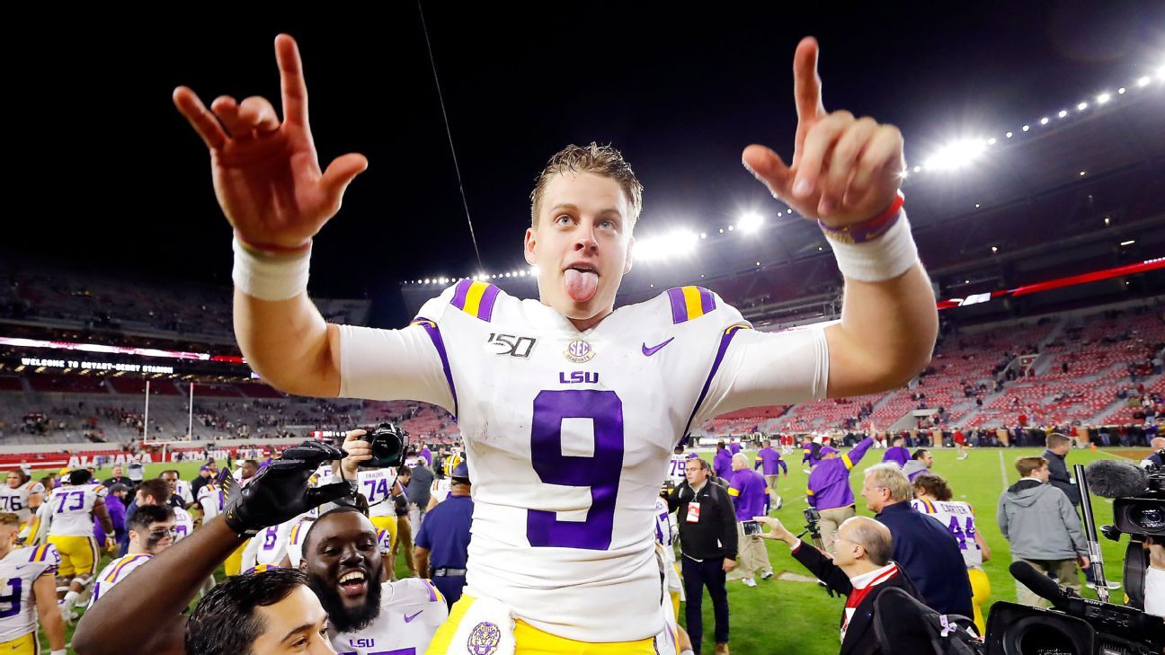 LSU atop CFP again; Alabama stays at No. 5