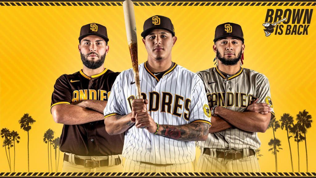 San Diego Padres unveil new uniforms with brown-and-gold color