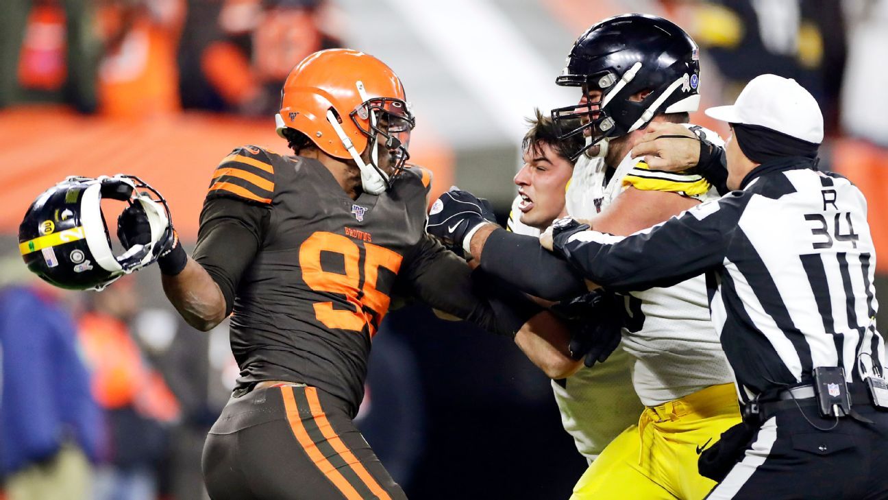 Browns-Steelers brawl - Fines, bans, what's next and one wild