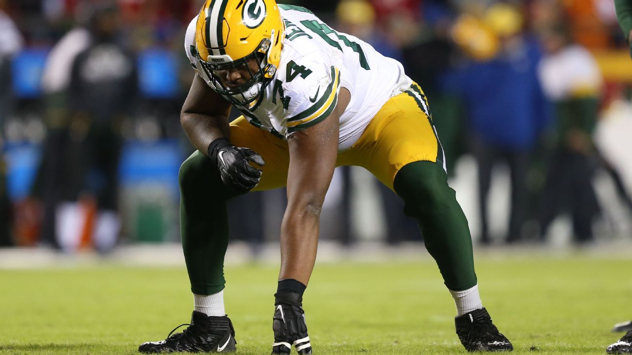 Source -- Green Bay Packers lose starting OL Elgton Jenkins to season-ending torn ACL