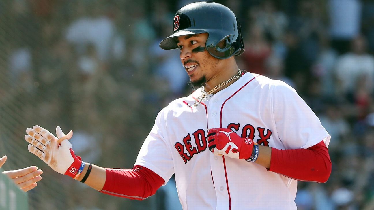 Mookie Betts thinking less, hitting more  Red sox nation, Boston red sox, Red  sox baseball